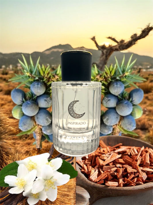 DESERT WILDFLOWER – Bohemian Perfume | Juniper, Sandalwood, Vanilla | Earthy Floral Niche Fragrance. 50ml bottle.