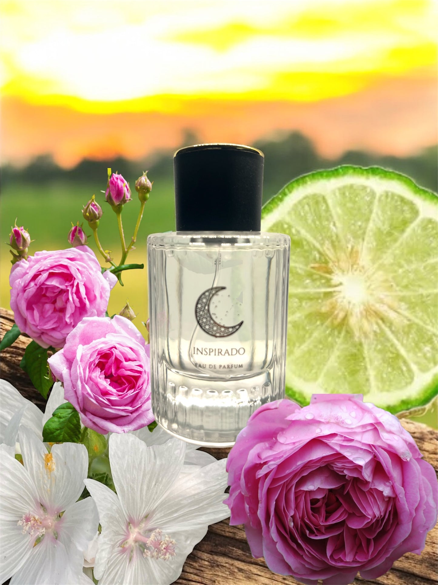 ETHEREAL ROSE – Fresh Floral Perfume | Turkish Rose, White Musk, Bergamot | Light Romantic Everyday. 50ml bottle.